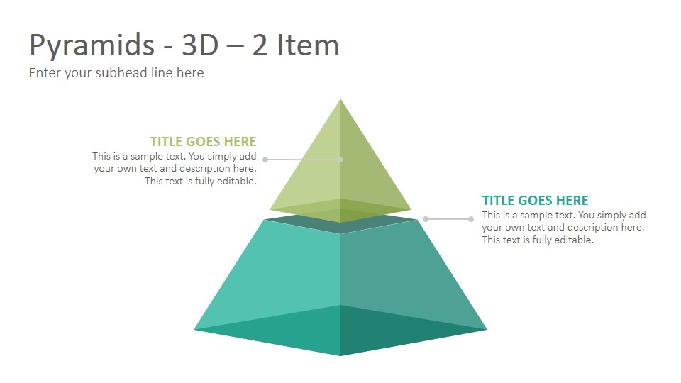 3D Pyramids Google Slides Presentation Template SlideSalad