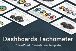 Dashboards Tachometer Diagrams PowerPoint Presentation Template