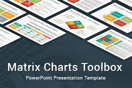 Matrix Charts Toolbox Diagrams PowerPoint Presentation Template