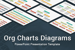 Org Charts Diagrams PowerPoint Presentation Template