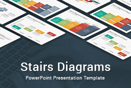 Stairs Diagrams PowerPoint Presentation Template