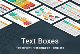 Text Boxes Diagrams PowerPoint Presentation Template