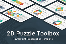 2D Puzzle Toolbox PowerPoint Presentation Template