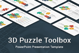 3D Puzzle Toolbox PowerPoint Presentation Templatev