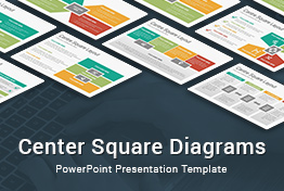 Center Square Diagrams PowerPoint Presentation Template