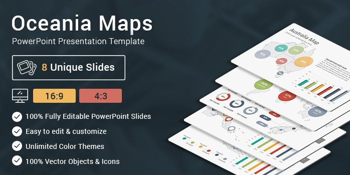 Oceania Maps PowerPoint Presentation Template