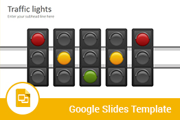 Dashboards Traffic lights Diagrams Google Slides Presentation Template