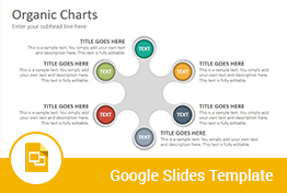 Organic Charts Diagrams Google Slides Presentation Template