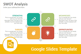 SWOT Analysis Diagrams Google Slides Presentation Template