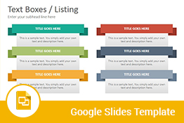 Text Boxes Diagrams Google Slides Presentation Template