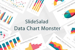 SlideSalad Data Chart Monster PowerPoint Presentation Template