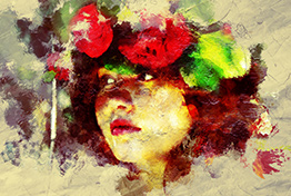 Realistic Oil Painting Art Photoshop Template Mock-Ups