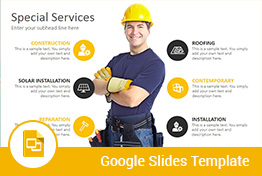 Construction Google Slides Presentation Template