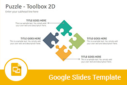2D Puzzle Toolbox Google Slides Presentation Template