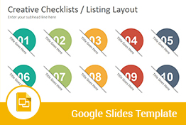 Checklists Diagrams Google Slides Presentation Template