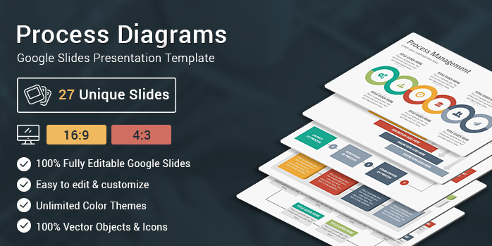 Process Diagrams Google Slides Presentation Template