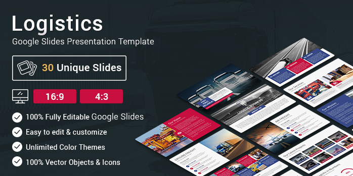 Logistics Google Slides Presentation Template and Theme