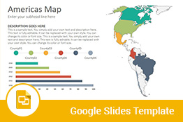 Americas Maps Google Slides Presentation Template
