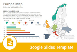 Europe Maps Google Slides Presentation Template