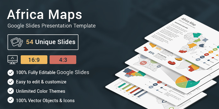 Africa Maps Google Slides Presentation Template