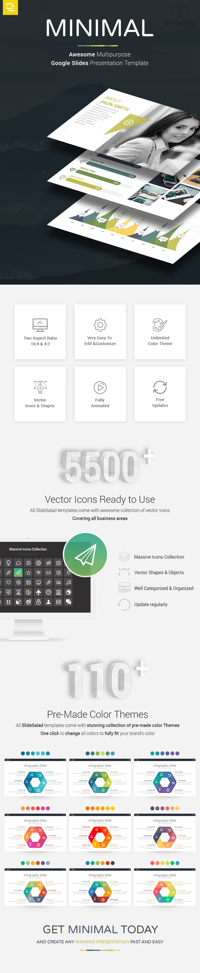 Minimal Google Slides Themes