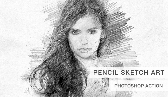 Pencil Sketch Art Photoshop Action