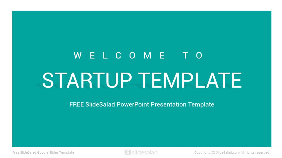 Startup Free Google Slides Presentation Template - SlideSalad