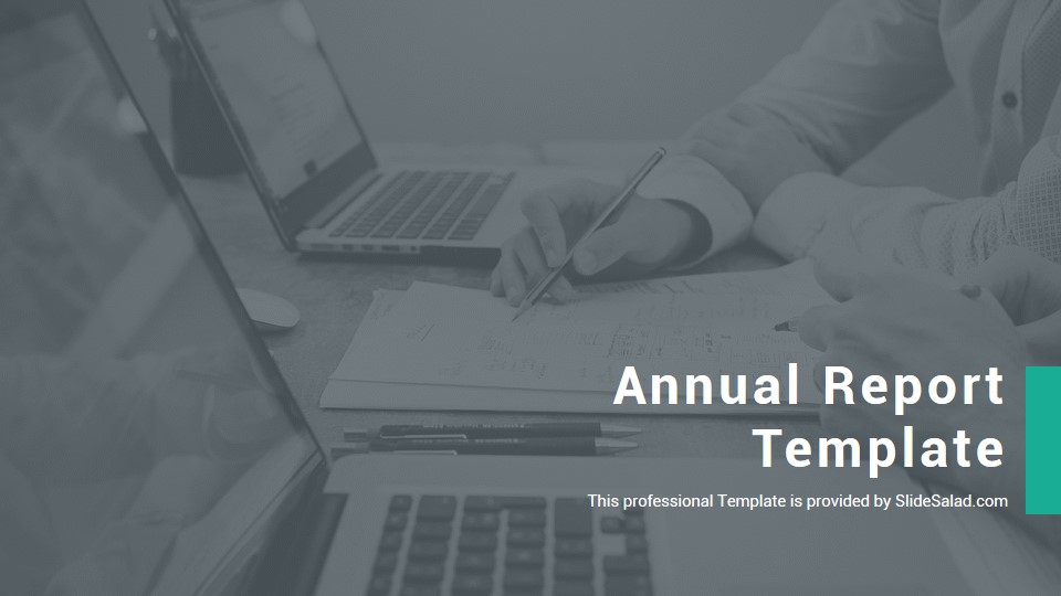 Free Download Annual Report Powerpoint Template For Presentations
