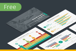 Free Download Annual Report PowerPoint Template for Presentations