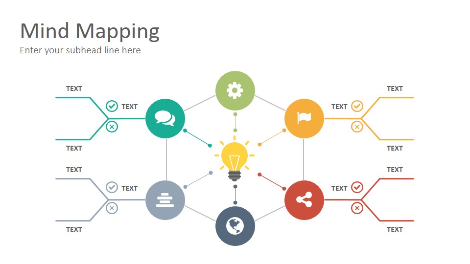 Mind Mapping Diagrams Google Slides Presentation Template Slidesalad