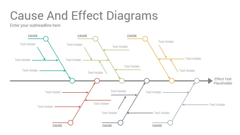 Fishbone Ishikawa Diagrams PowerPoint Template Designs SlideSalad