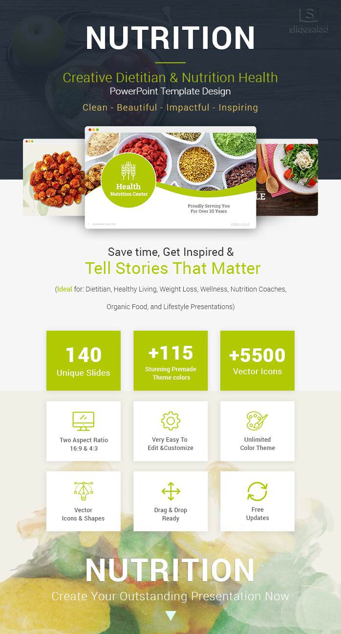 Nutrition Powerpoint Template Templateswise Com