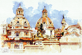 Watercolor Urban Sketcher Photoshop Action
