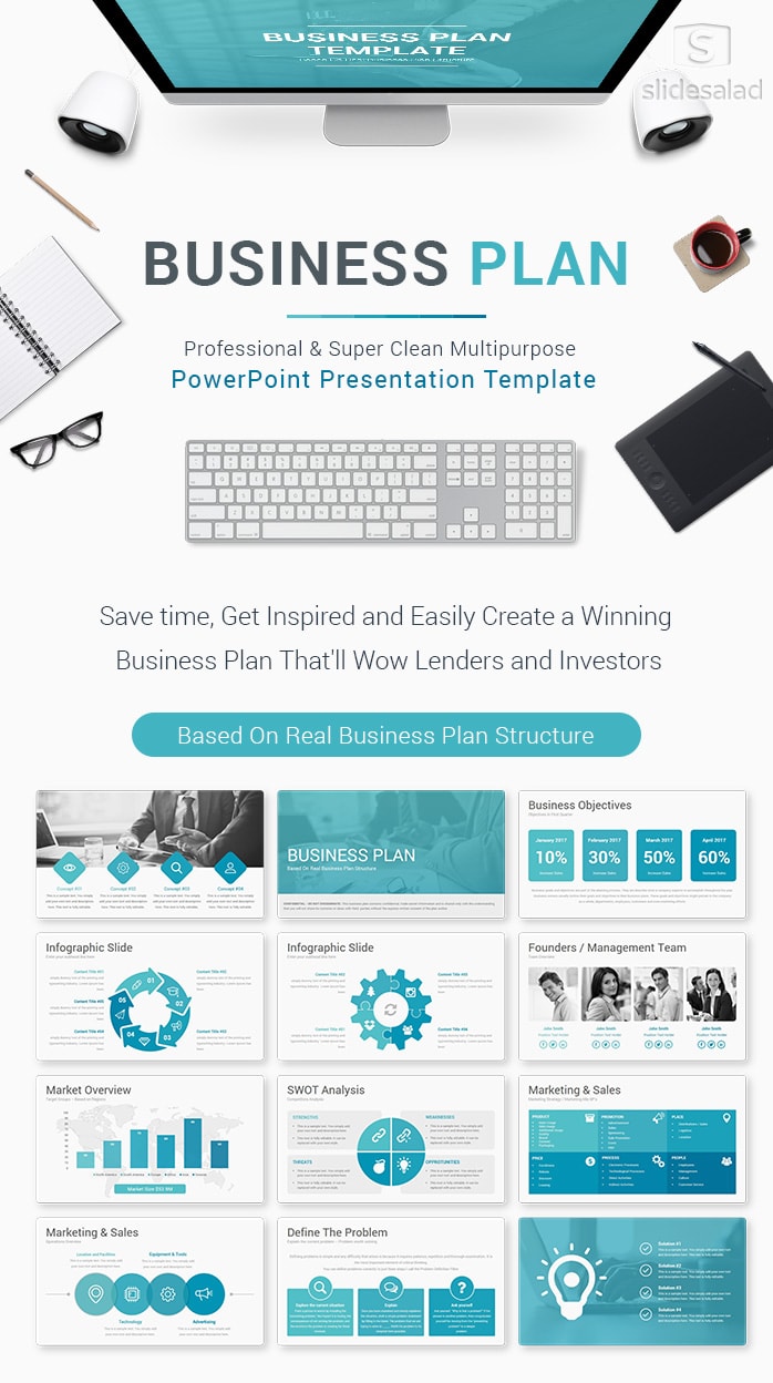 Business pitch powerpoint template free Business pitch powerpoint template free image