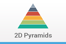 2D Pyramids Keynote Template Designs