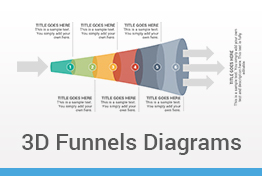 3D Funnels Diagrams Keynote Template