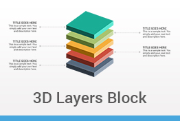 3D Layers Blocks Diagrams Keynote Template