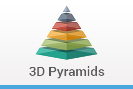 3D Pyramids Keynote Template Designs