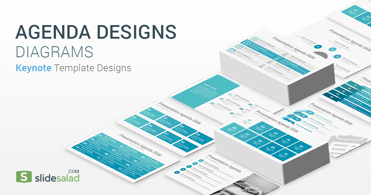 Agenda Diagrams Keynote Template