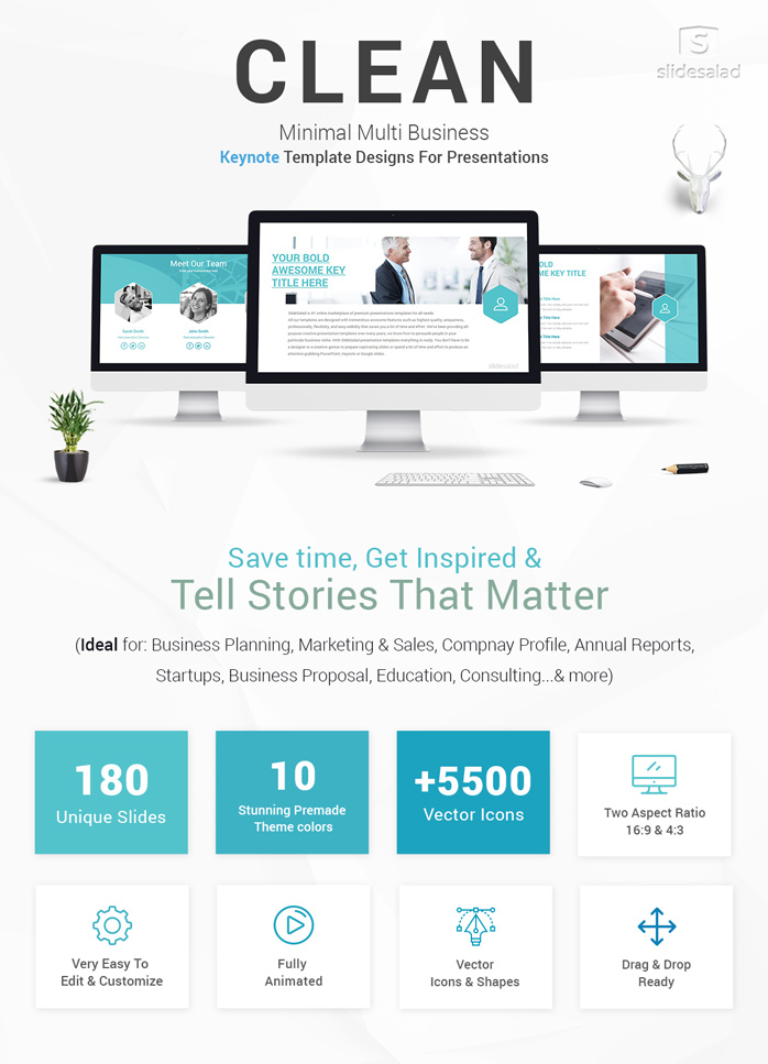 Clean Business Keynote Template