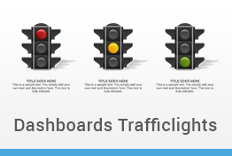 Dashboards Traffic lights Diagrams Keynote Template