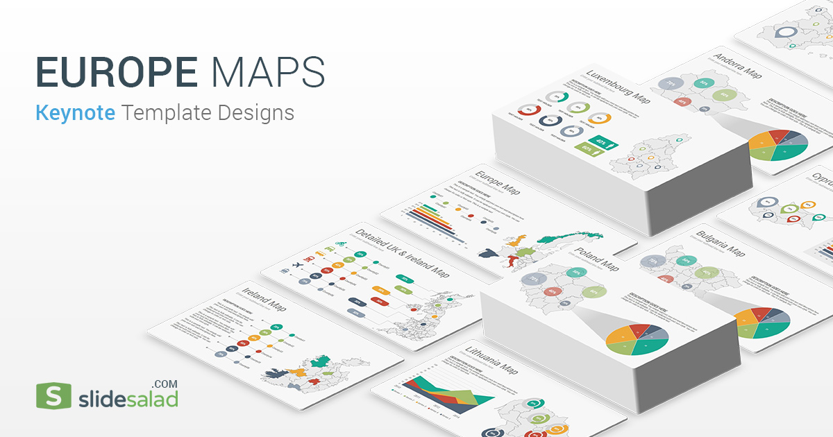 Europe Maps Keynote Template