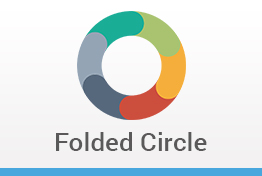 Folded Circle Diagrams Keynote Template Designs