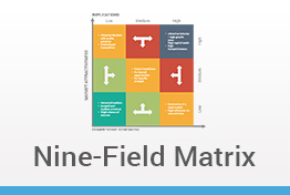 Nine-Field Matrix Diagrams Keynote Template Designs