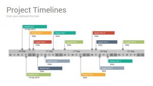 Project Timelines Keynote Template - SlideSalad