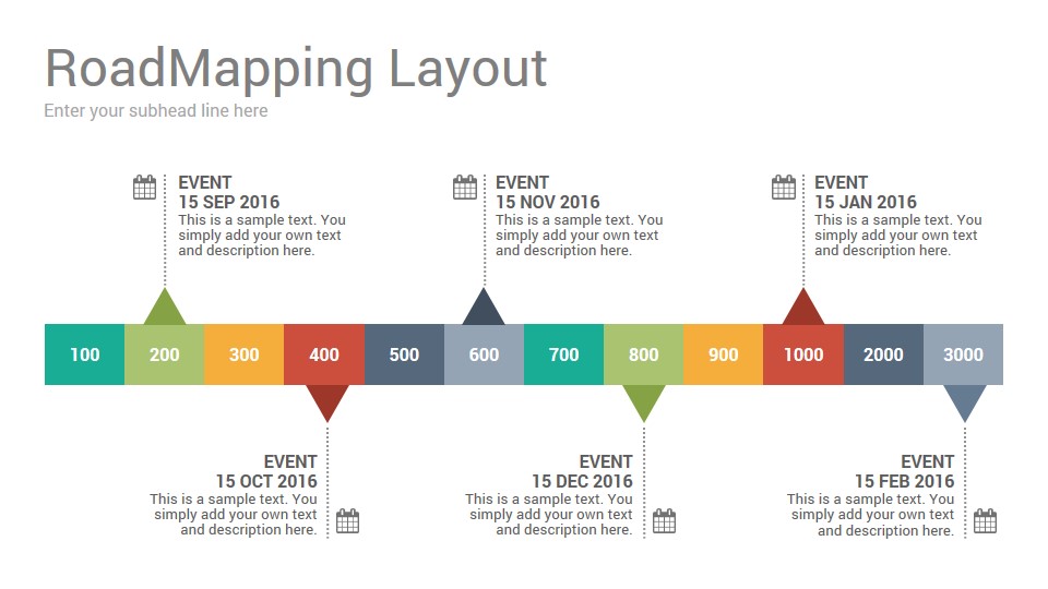 Road Mapping Diagrams Keynote Template SlideSalad