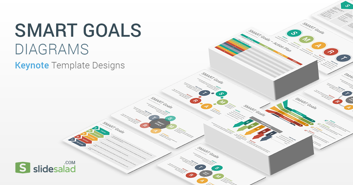 SMART Goals Diagrams Keynote Template