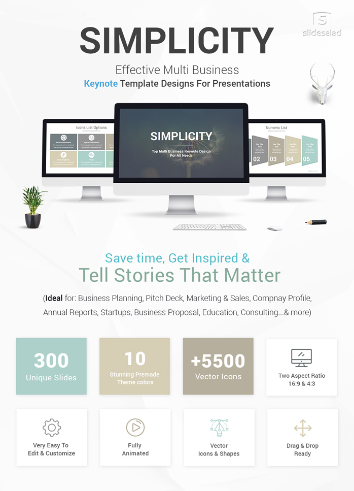 Simplicity Business Keynote Template