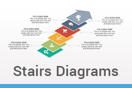 Stairs Diagrams Keynote Template