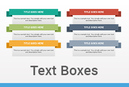 Text Boxes Diagrams Keynote Template